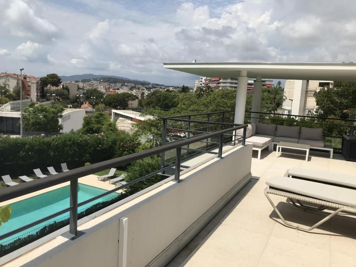Appartement Montfleury, 2 Terrasses, 2 Chambres , 2 Sdb , Pkg Prive Piscine, 15 Min Walk To Croisette Beach And Palais Des Festivals Кан Екстериор снимка